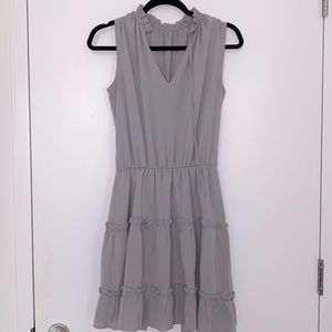 Gray sleeveless short dress - Size Small
